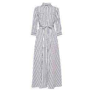 Banana Republic Maxi Shirt Dress with tie waist
